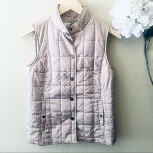 Croft & Barrow Polka-Dot Quilted Vest